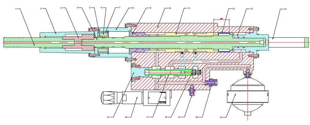 液压冲击装置（SW+CAD+说明书）