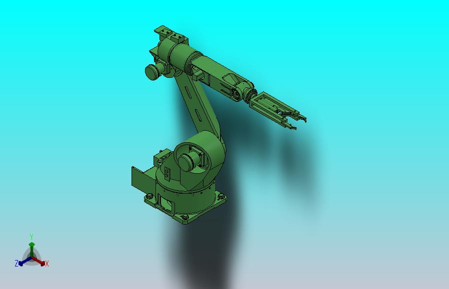 五自由度机械臂（液压马达驱动）（SW+CAD+说明书）
