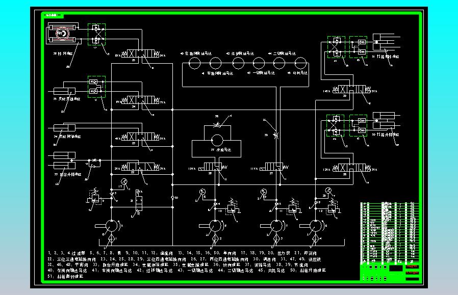 辣椒收获机液压系统设计文件（CAD+说明书）