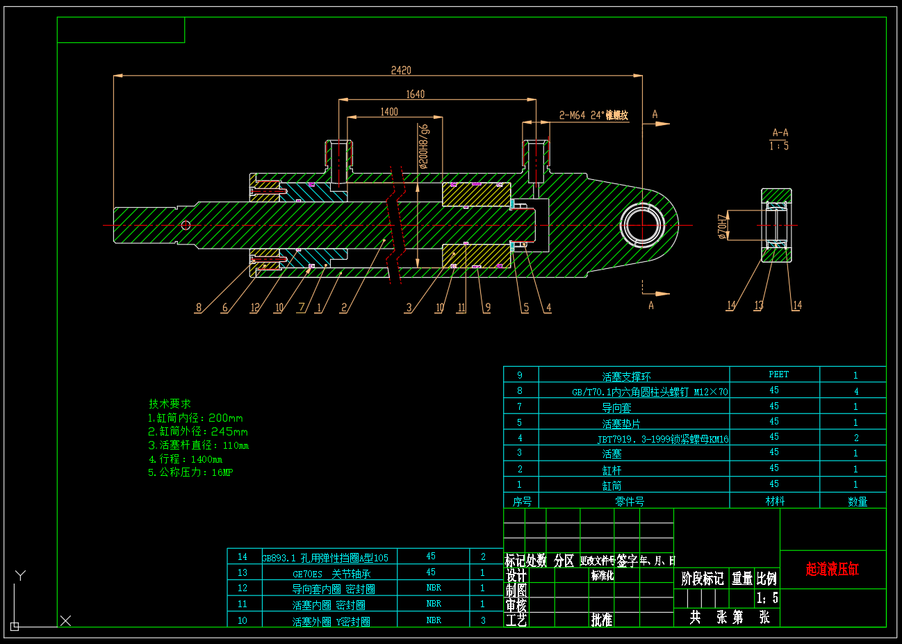 起拔道车液压系统设计（CAD+说明书）