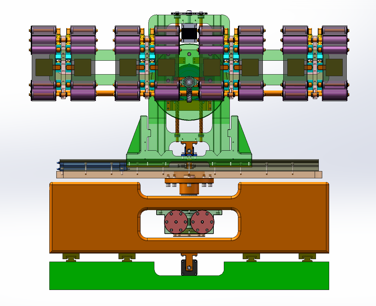 轧辊抛光机（SW+CAD+说明书）