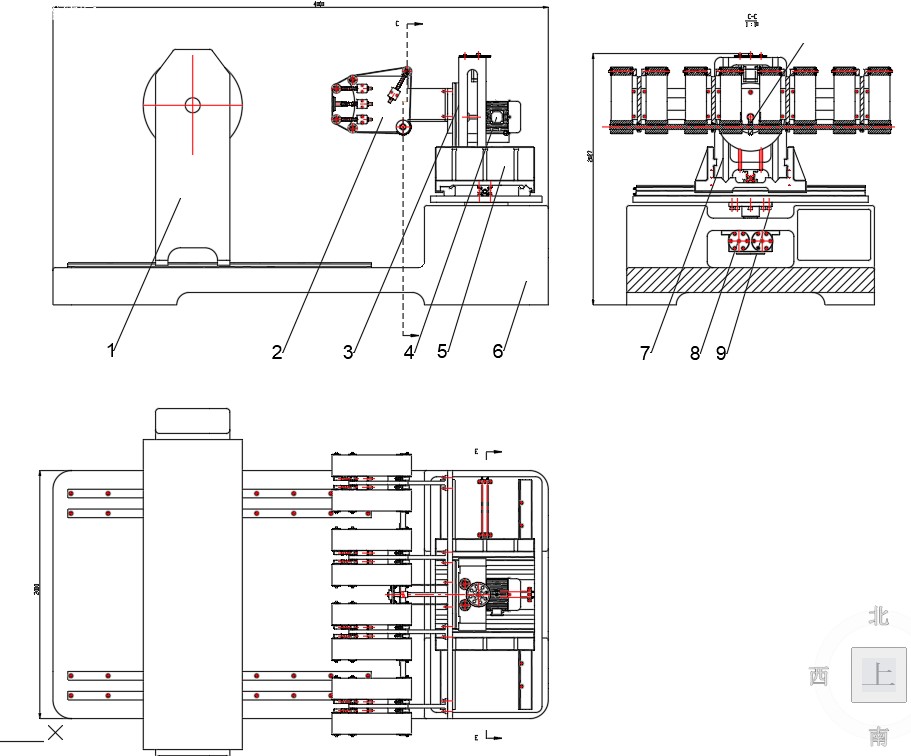 轧辊抛光机（SW+CAD+说明书）