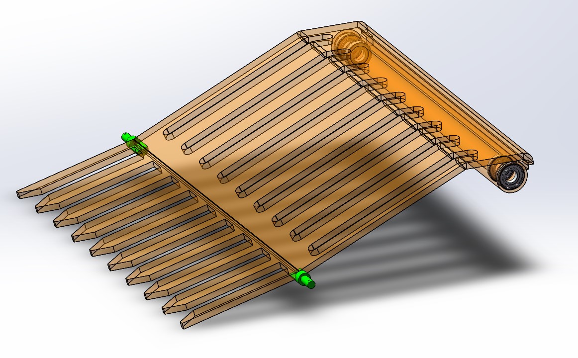玉米根茬收获机（SW+CAD+说明书）