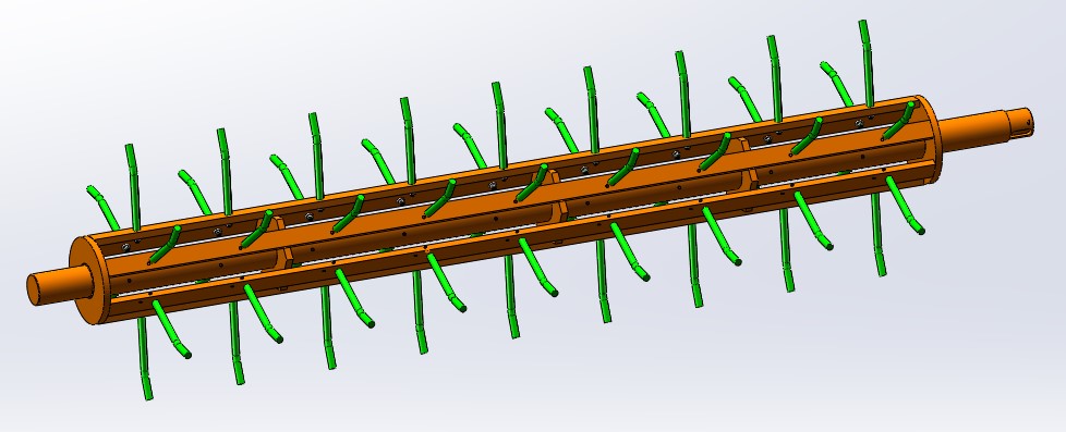 玉米根茬收获机（SW+CAD+说明书）