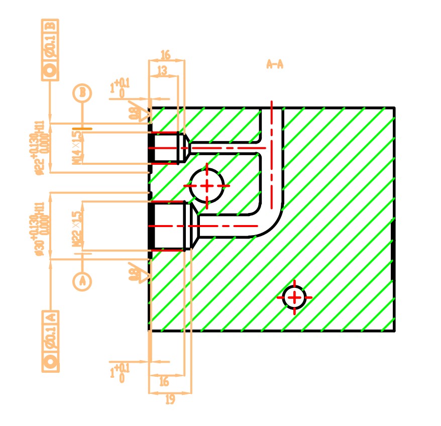 压缩站差动集成块设计（SW+CAD+说明书）