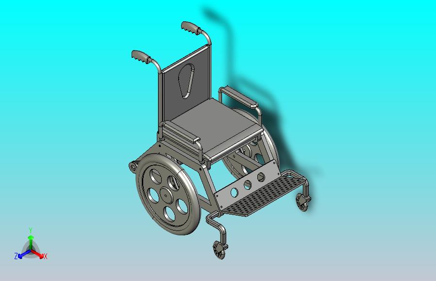 医用轮椅模型