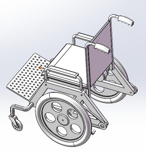 医用轮椅模型