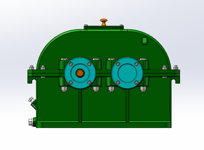 二级同轴减速器设计（SW+CAD）