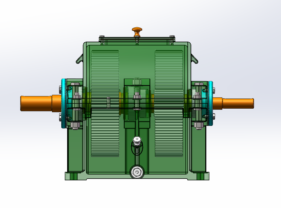 二级同轴减速器设计（SW+CAD）