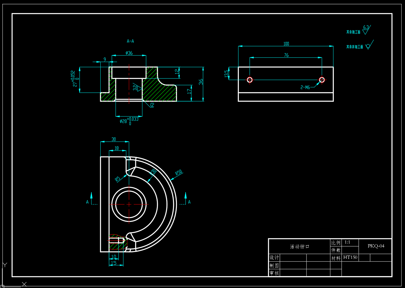 平口钳（SW+CAD）