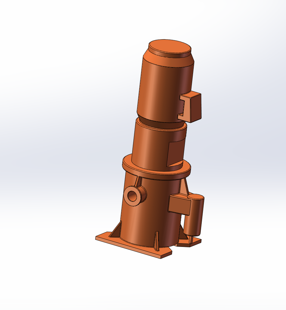 滑油泵设计SW+CAD