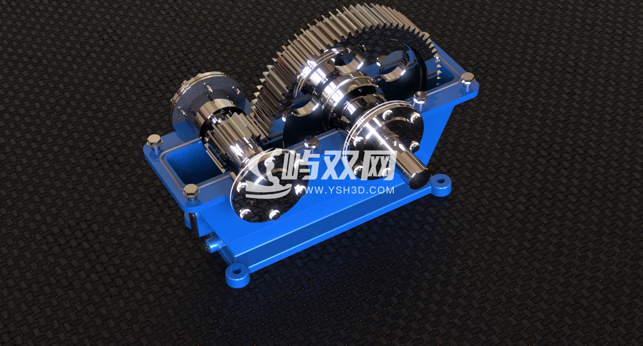 gearbox-85一级直齿轮减速器