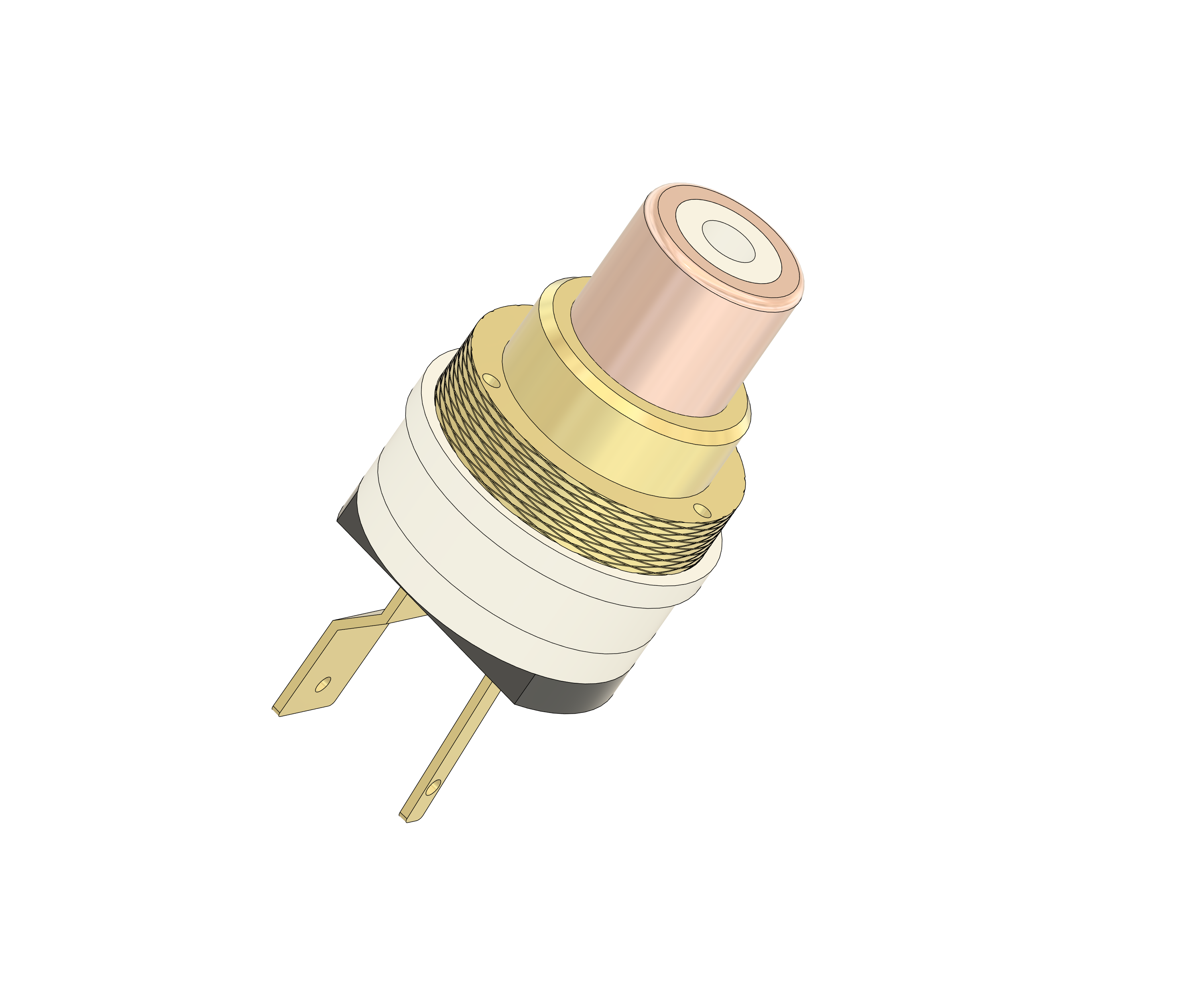 RCA WBT插座镀金-WBT -0210