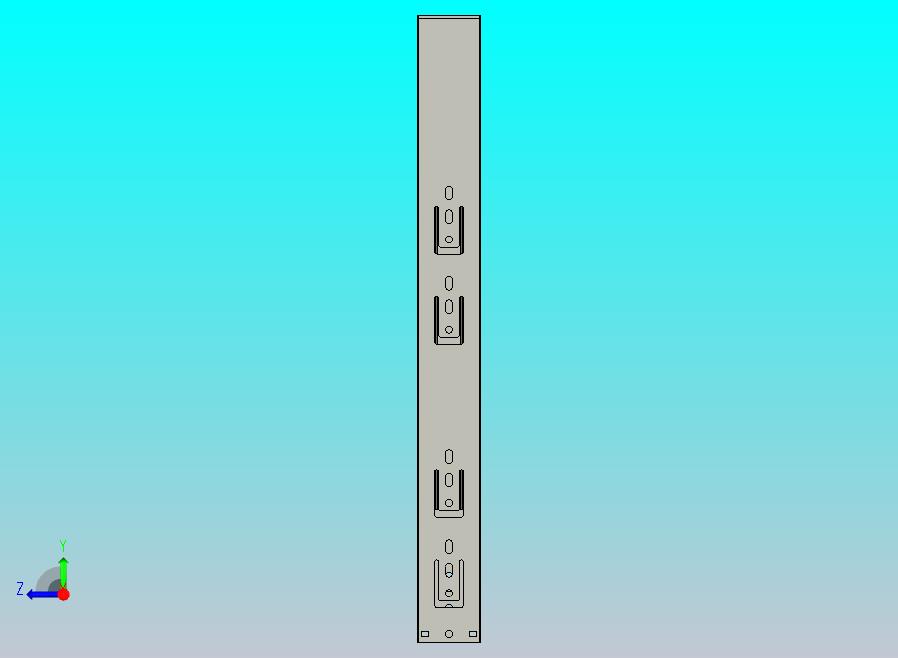 抽屉轨道模型