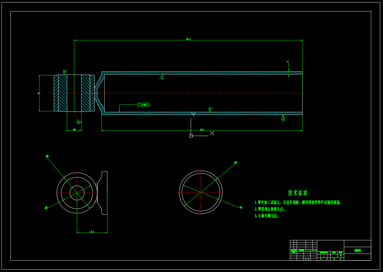 汽车减震器设计(CAD+说明书+开题)