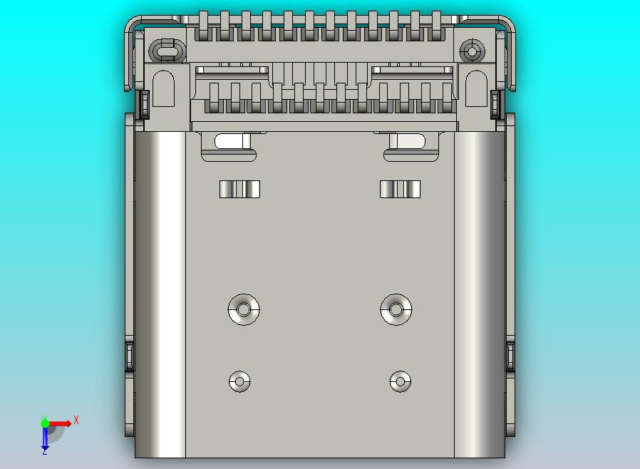 USB Type-C 24针 SMT 类型 外壳 DIP 类型
