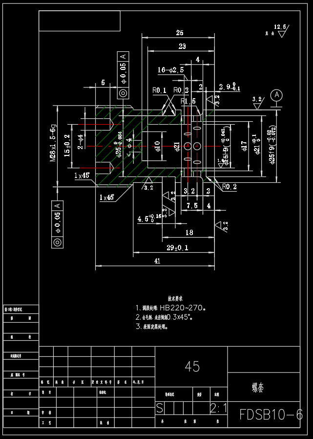 FDSB10 双向液压锁CAD