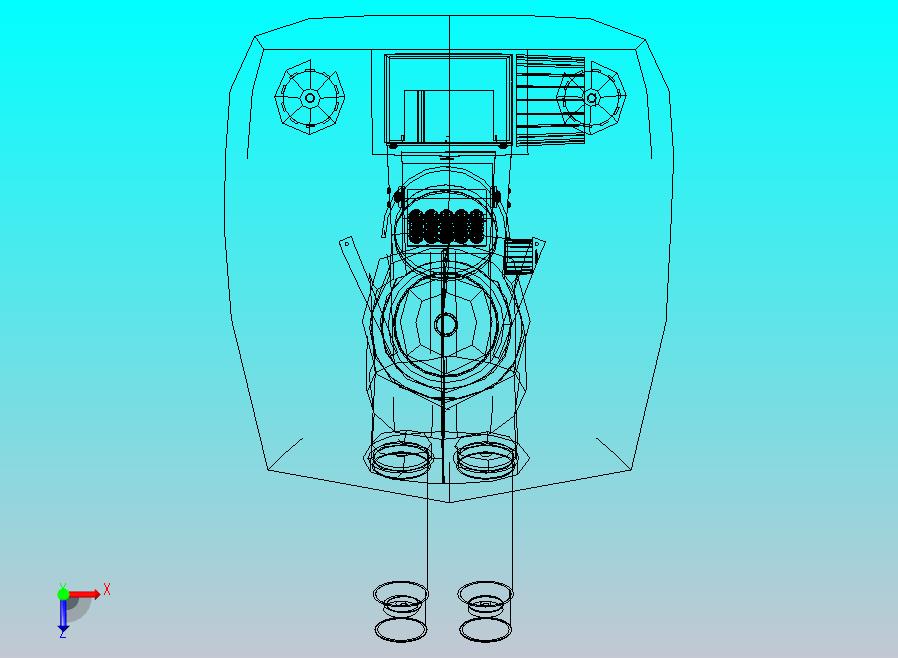 光学显微镜3d模型 