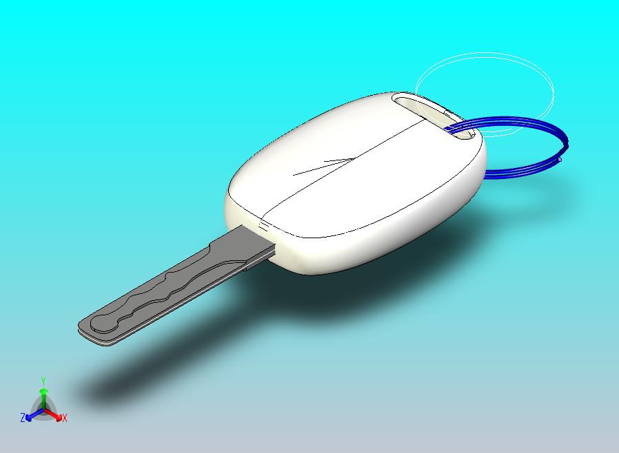 老式汽车钥匙模型