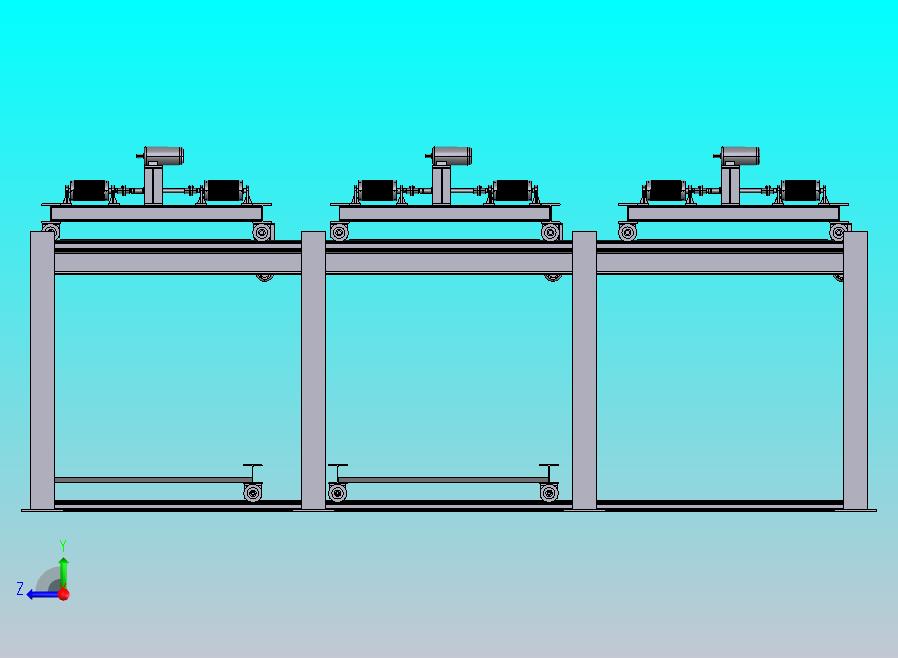 2X3轿车升降横移式立体车库模型设计 