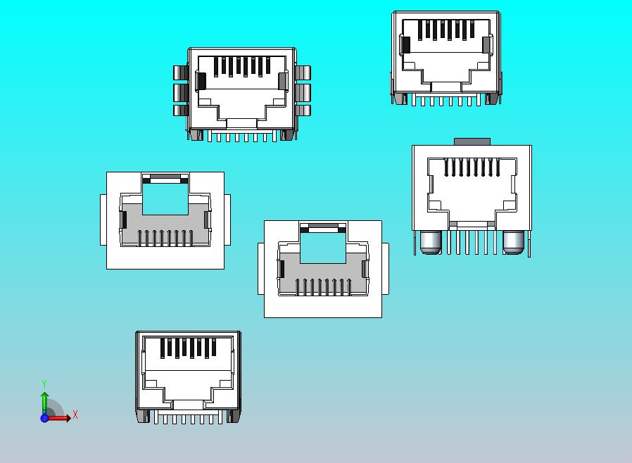 7款进口RJ45连接器 