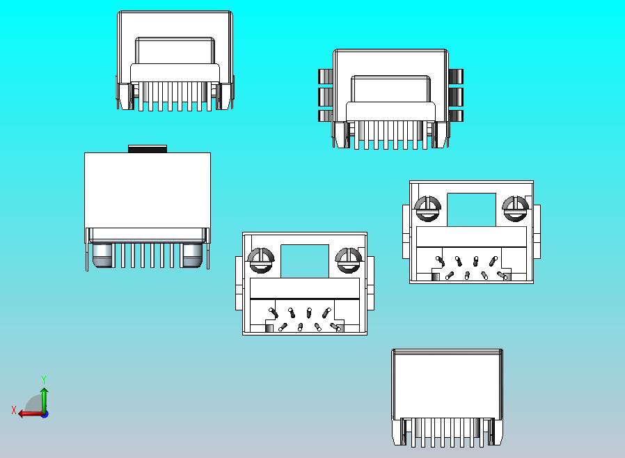 7款进口RJ45连接器 