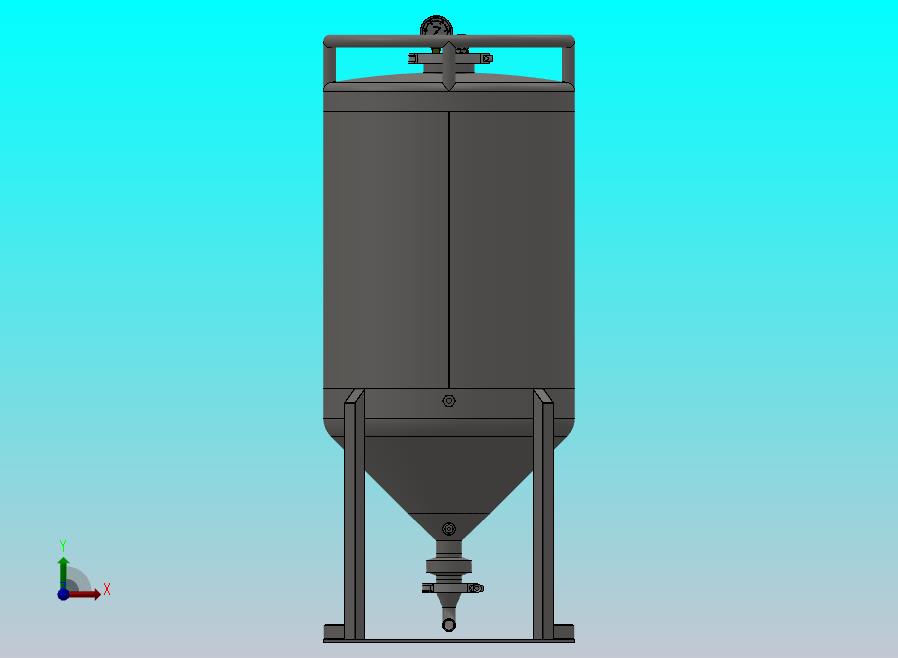 150L发酵罐模型 