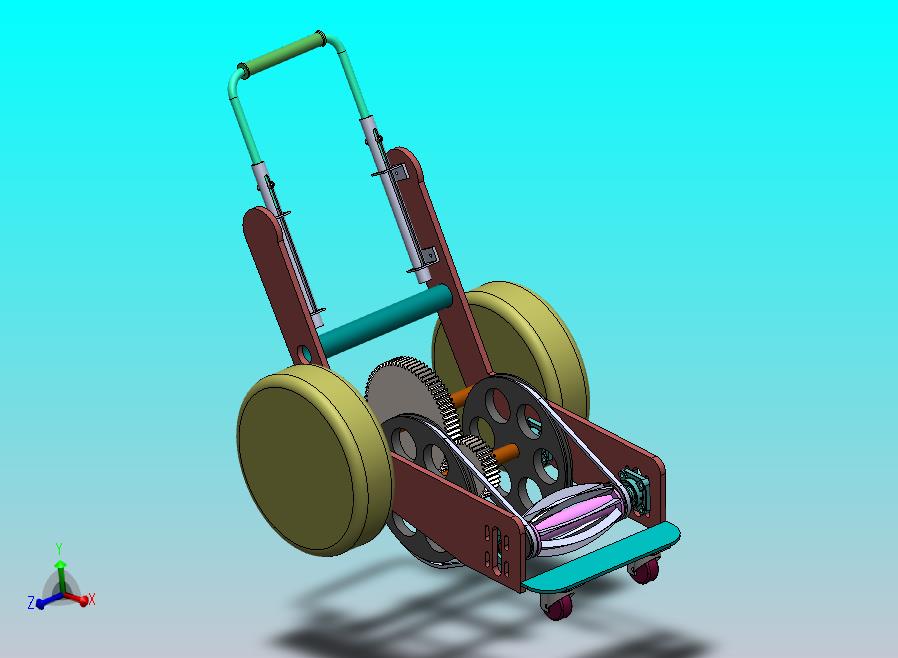 95050JJ_手推环保型剪草机设计割草机含CAD图+solidworks三维模型+说明书_20240625_184801