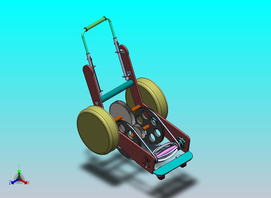 95050JJ_手推环保型剪草机设计割草机含CAD图+solidworks三维模型+说明书_20240625_184801