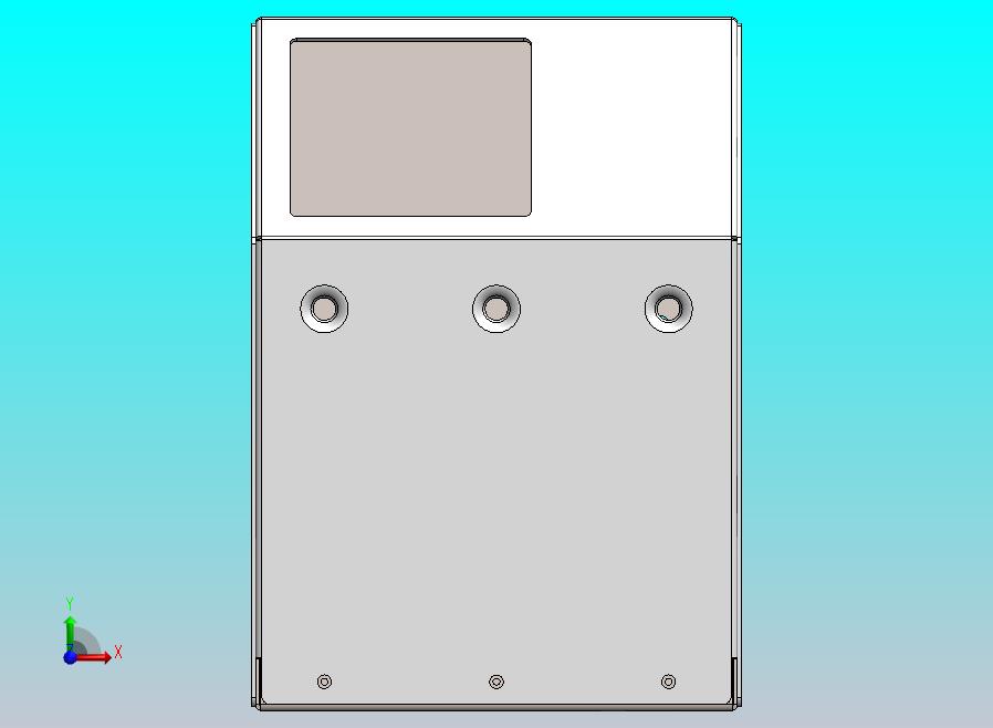 钣金模块盒模型 