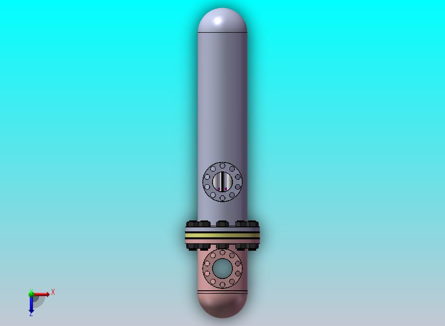 板式换热器三维图 
