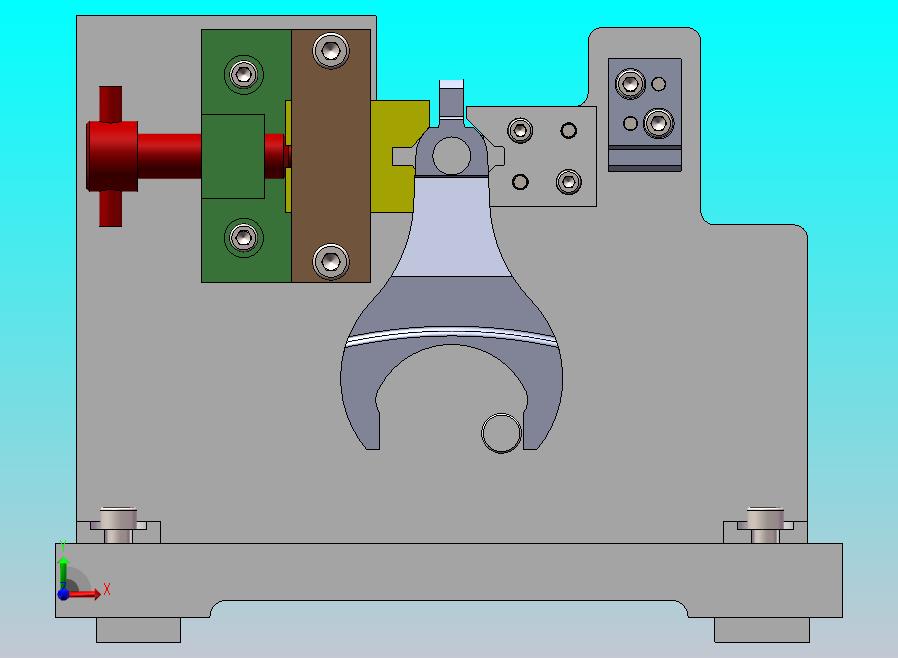 变速器换挡叉加工工艺及铣56尺寸两端面夹具设计【含三维SolidWorks】【原创设计】