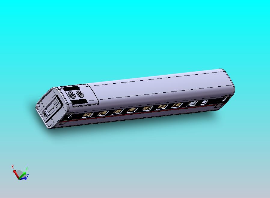 标准动车组模型 CR400AF头车模型 