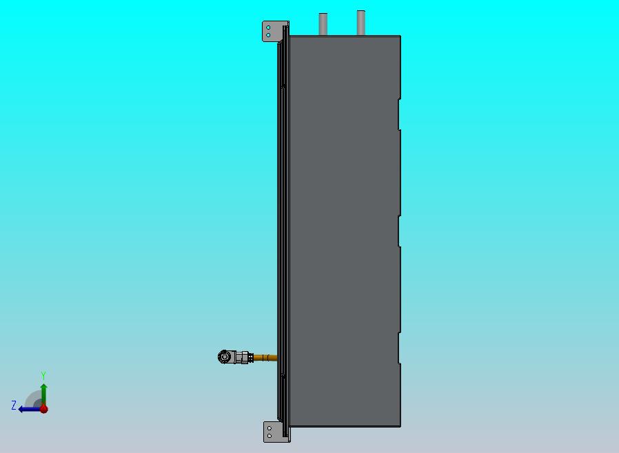 储能液冷电池包3D模型