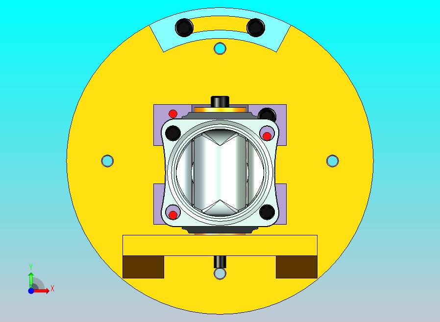 传动轴凸缘叉车95外圆夹具设计资料-带三维夹具图