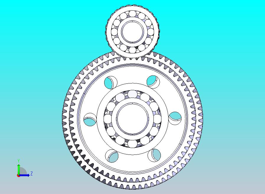 纯电动汽车两档变速器CATIA三维模型=346021=25