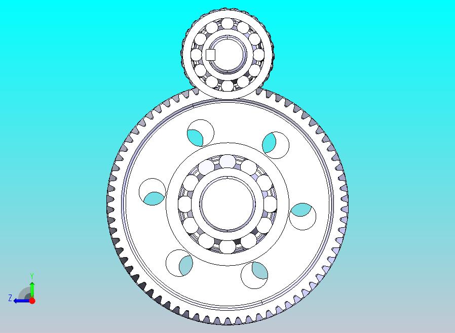 纯电动汽车两档变速器CATIA三维模型=346021=25