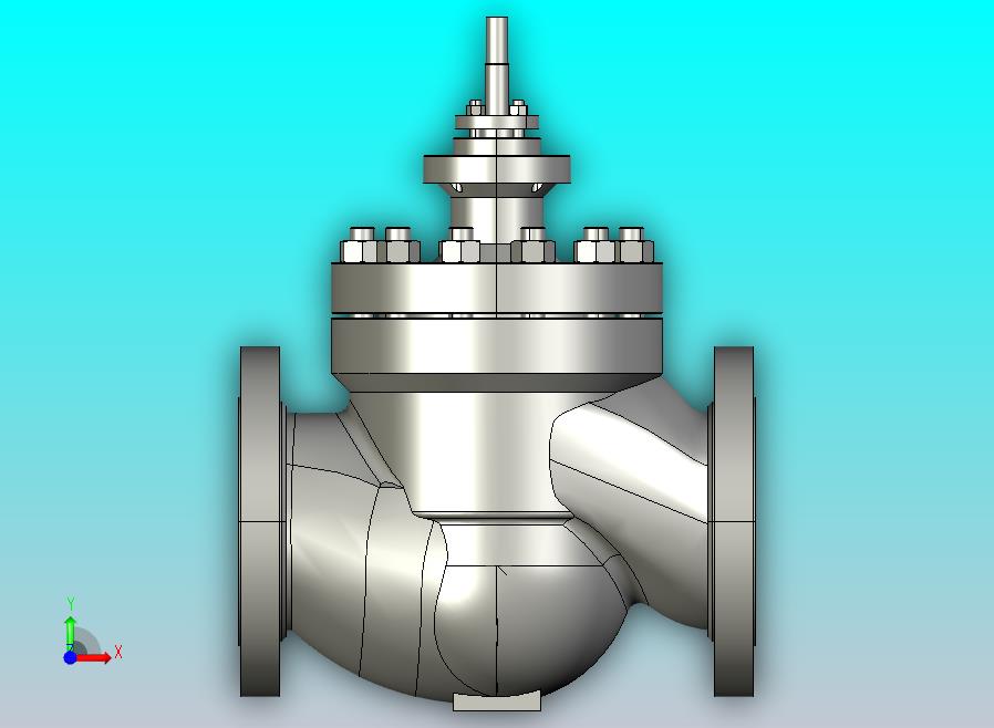 DN200 CL300 调节阀阀体