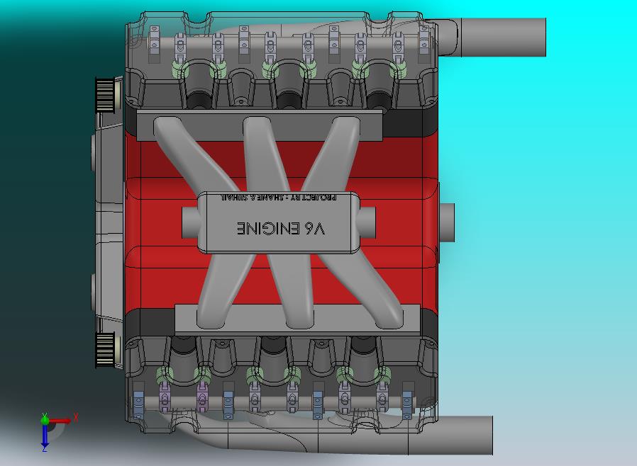 V6 Engine六缸发动机