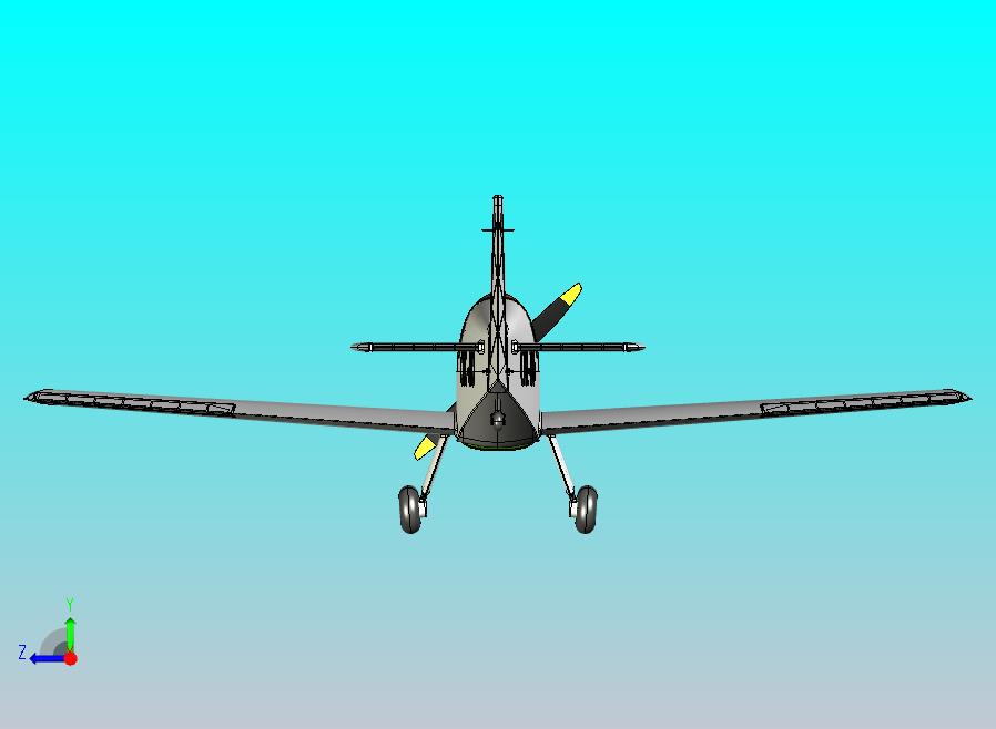 运动飞机简易造型