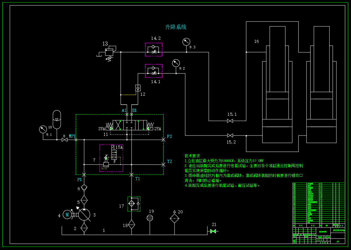 ZY13000-28-63D 型液压支架（立柱油缸设计）（CAD+说明书）