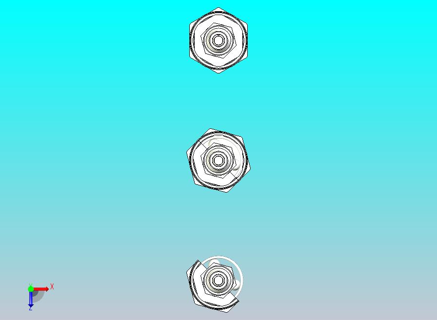 1-4 BSPT气动航空联轴器