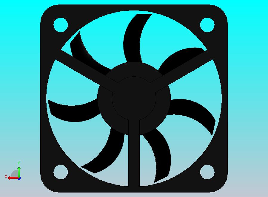 50x50x10毫米直流风扇