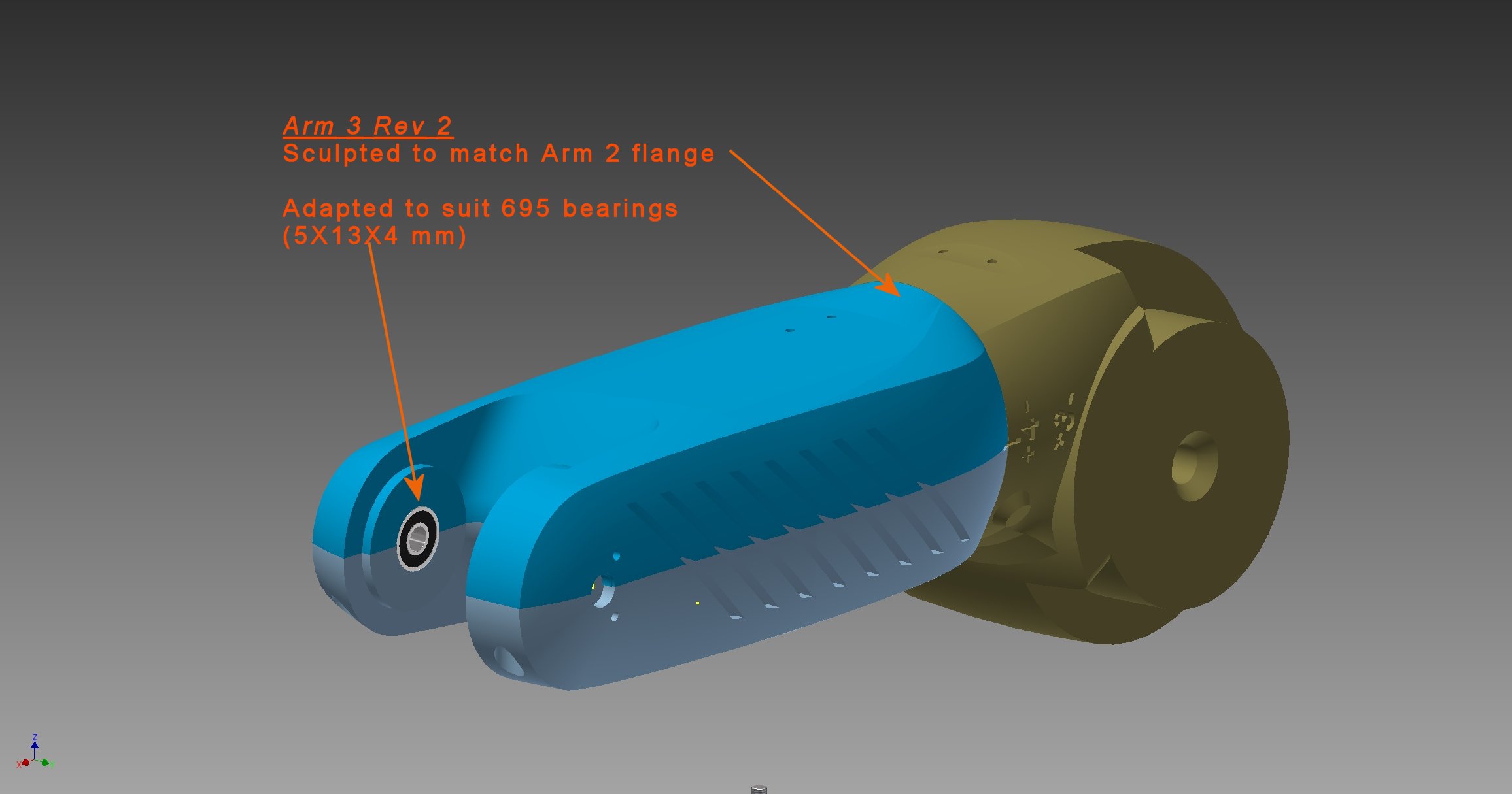 Zortrax机械臂3D可打印