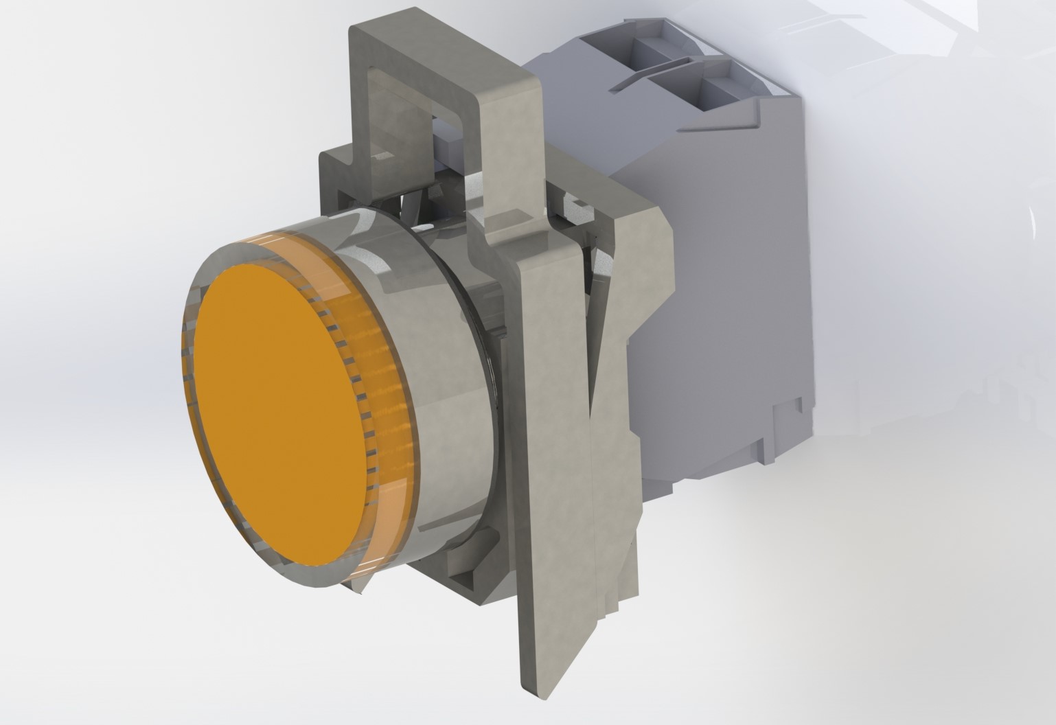 带触点和LED的Schneider复位按钮
