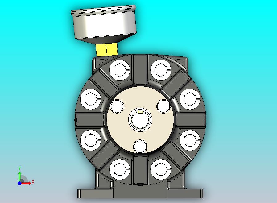 带排气装置的气动马达
