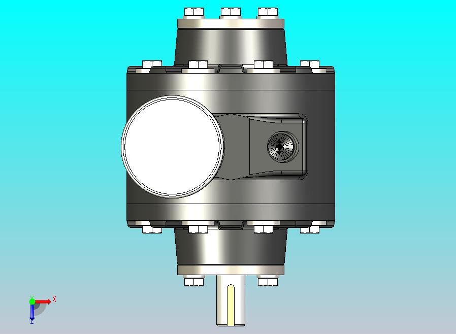 带排气装置的气动马达