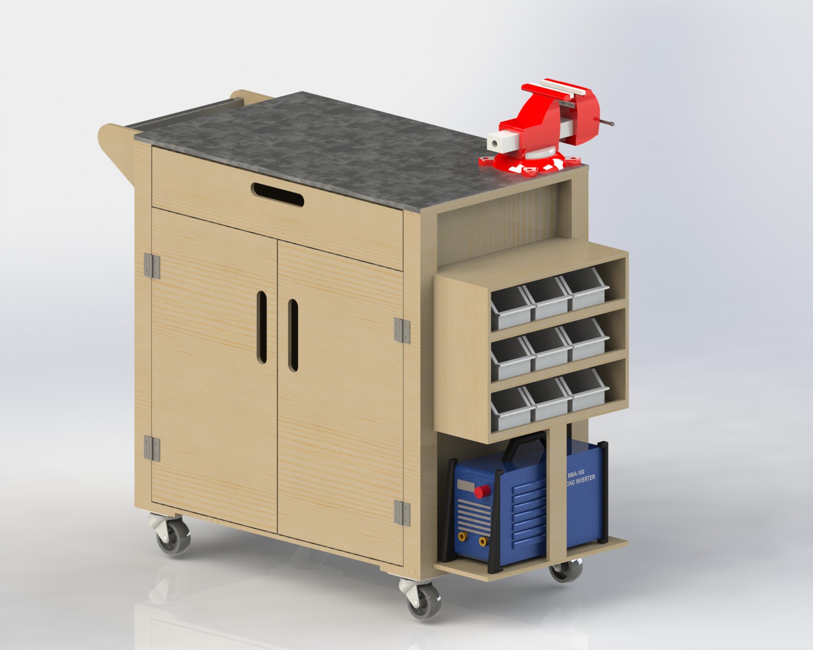 工具车胶合板运载工具