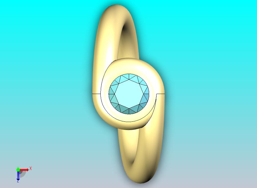 戒指的3D模型