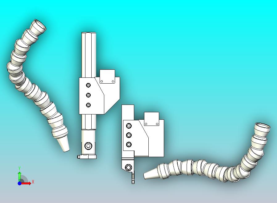 配有分离工具和冷却液管的CNC VDI模块